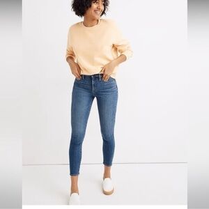 Madewell Curvy High-Rise Skinny Crop Jeans in Dalstrom Wash
